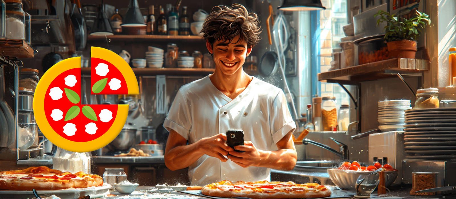 Den enkle appen PizzApp er en fantastisk følgesvenn for en pizzakokk!